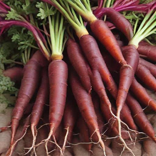  Atomic Red Carrots Vegetable Garden Harvest
