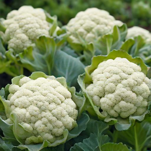Cauliflower Snowball Y Improved Growing In Vegetable Garden